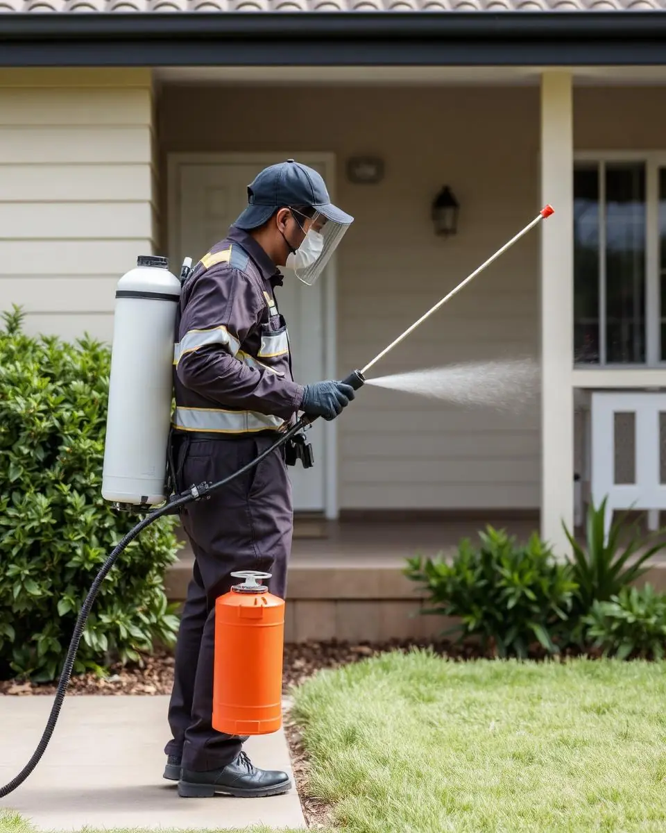 Pest Control professional at work